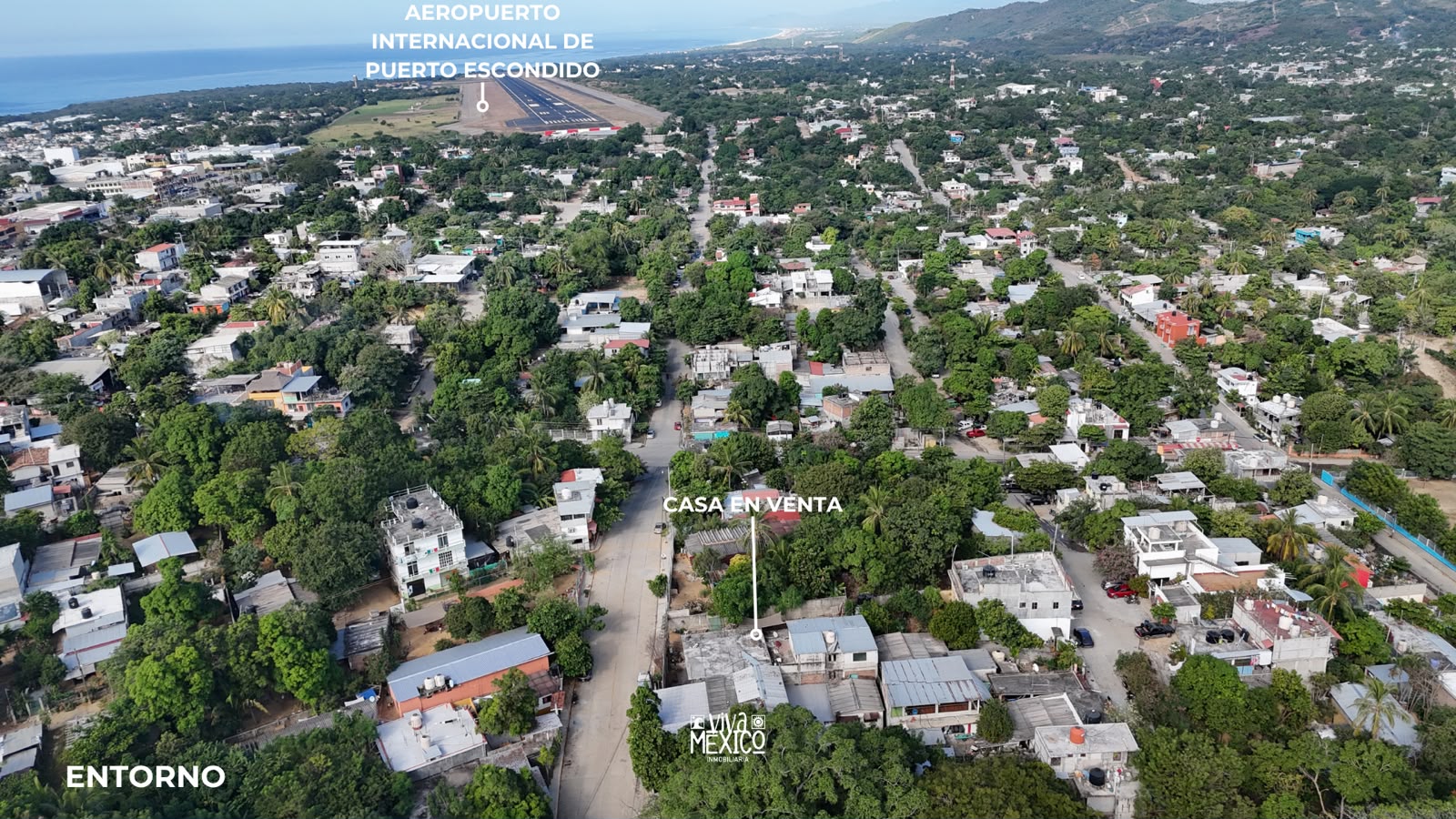 Casa en Venta en el Centro de Puerto Escondido, Oaxaca