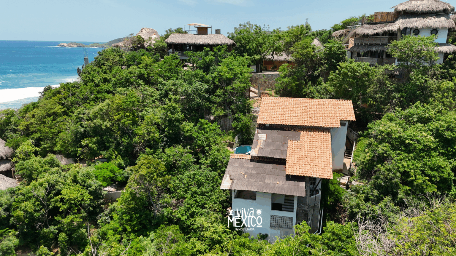 CASA SELVA MAR con vista y acceso a Playa San Agustinillo, Pochutla, Oaxaca 3