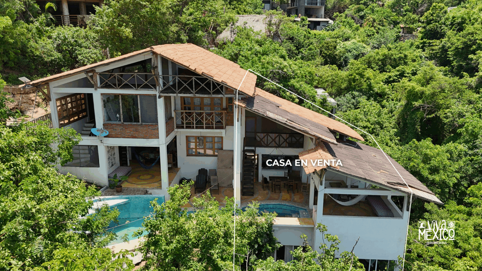 CASA SELVA MAR con vista y acceso a Playa San Agustinillo, Pochutla, Oaxaca 5