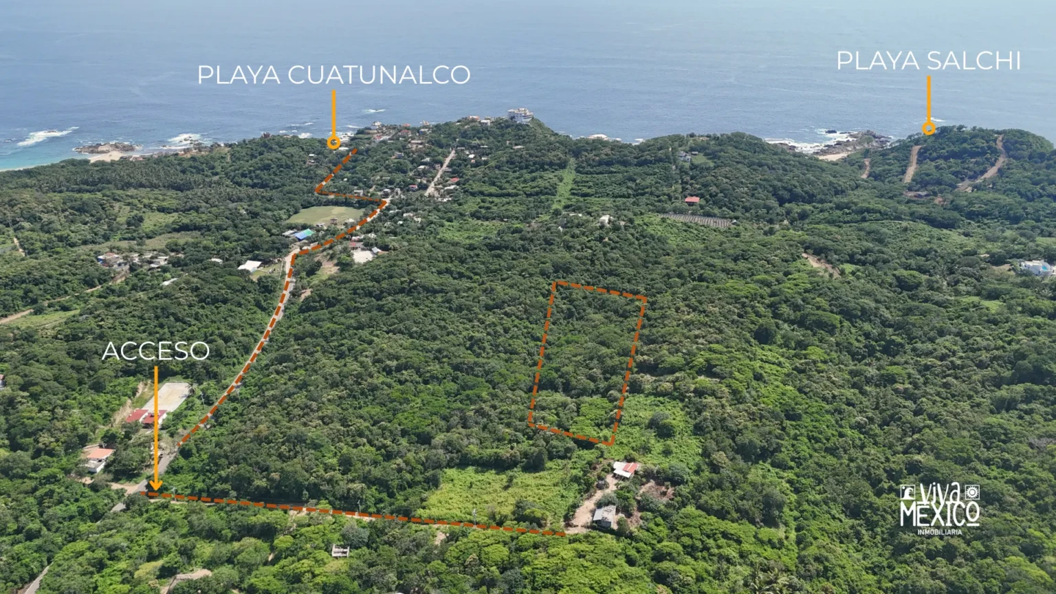 HECTÁREA EN BARRA DE CUATUNALCO — Oaxaca, San Pedro Pochutla