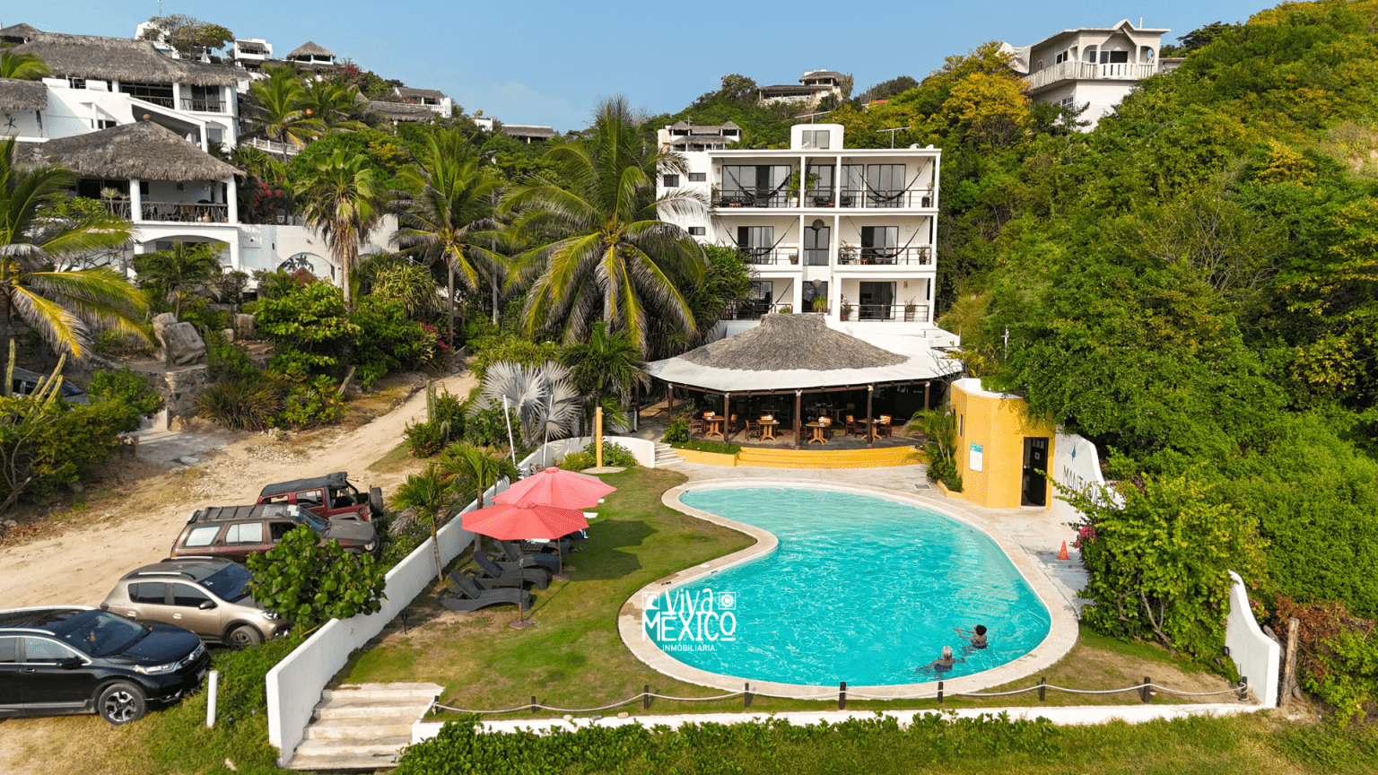 Hotel Manta Raya frente al mar en Playa Salchi, Oaxaca 3