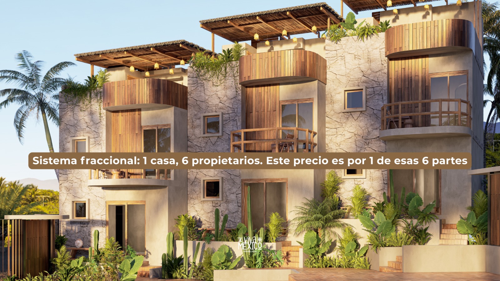 Aldea Biaani — Inversión en Sistema Fractional (1/6) Townhouse Premium con Alberca Privada | Punta Zicatela, Puerto Escondido