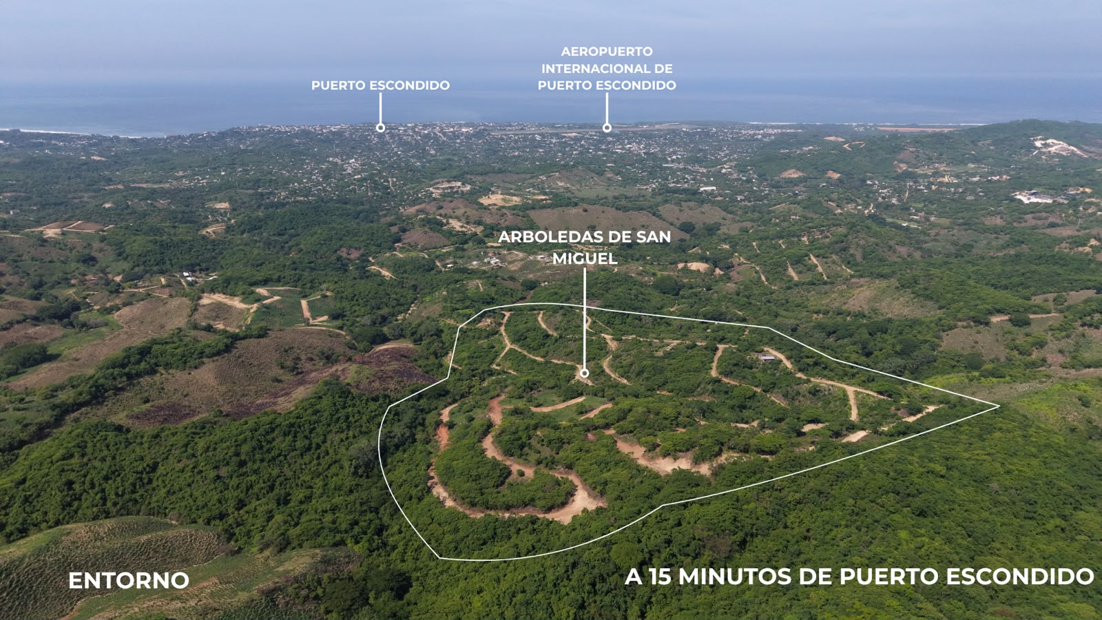 Lotes Fraccionamiento Arboledas San Miguel, Puerto Escondido