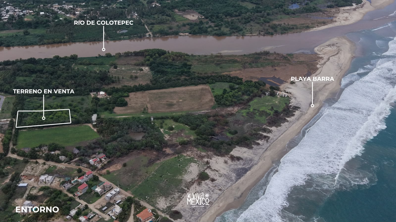 MACROLOTE EN LA BARRA DE COLOTEPEC, PUERTO ESCONDIDO, OAXACA 3
