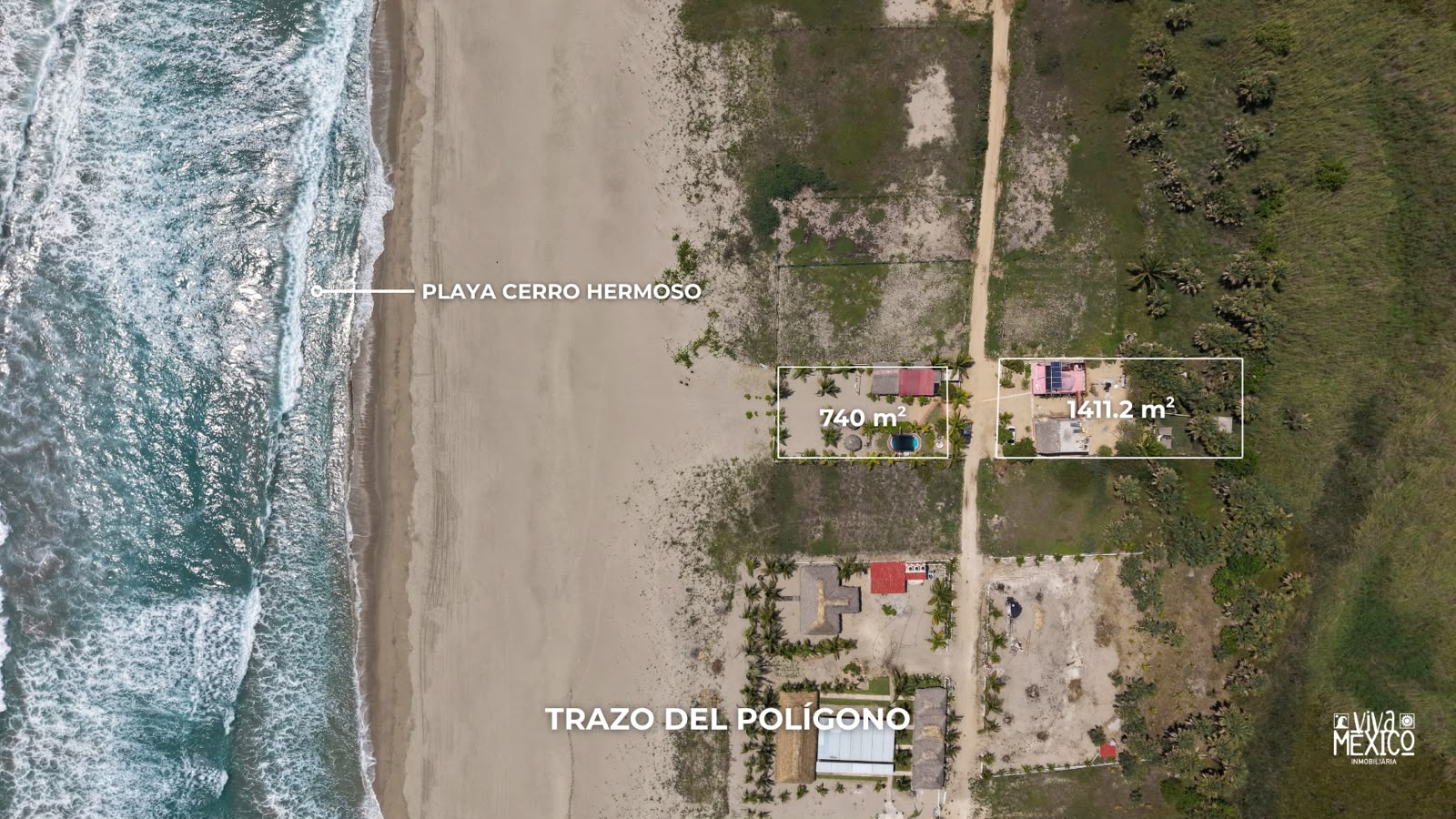 Beachfront Lot in Cerro Hermoso, Oaxaca, with 2,000 m² 1