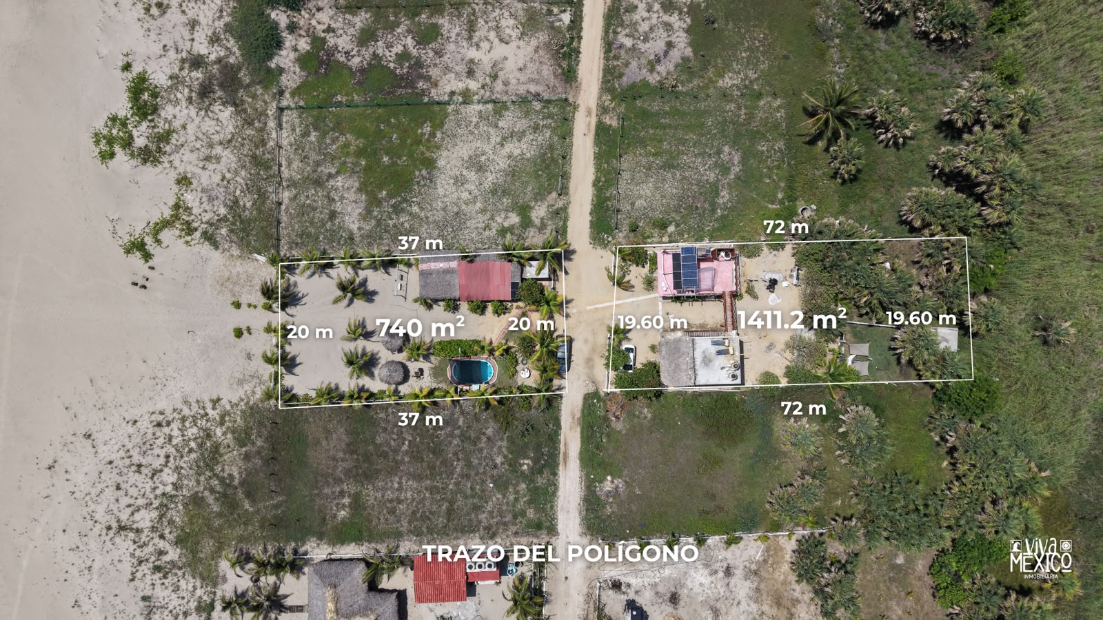 Beachfront Lot in Cerro Hermoso, Oaxaca, with 2,000 m²