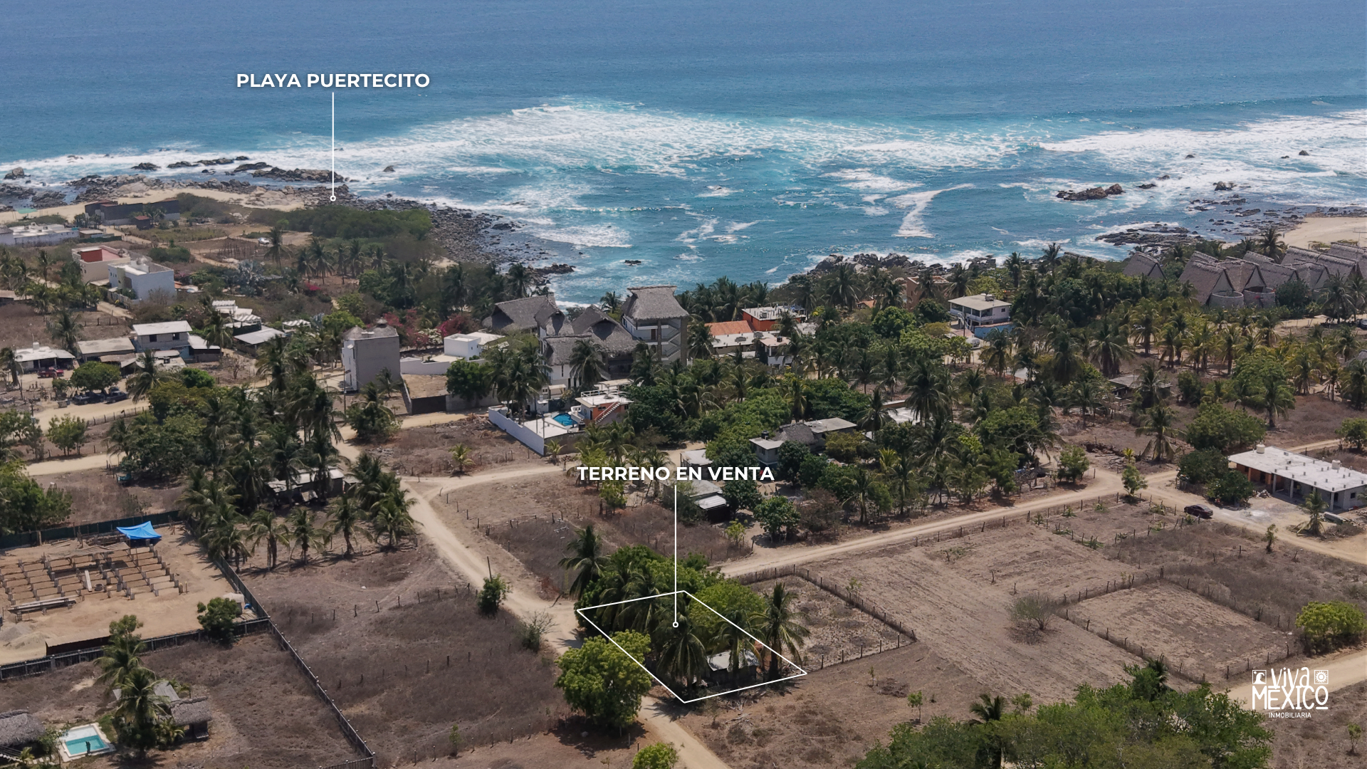 Land near the Sea at El Puertecito Beach – Puerto Escondido, Oaxaca 2