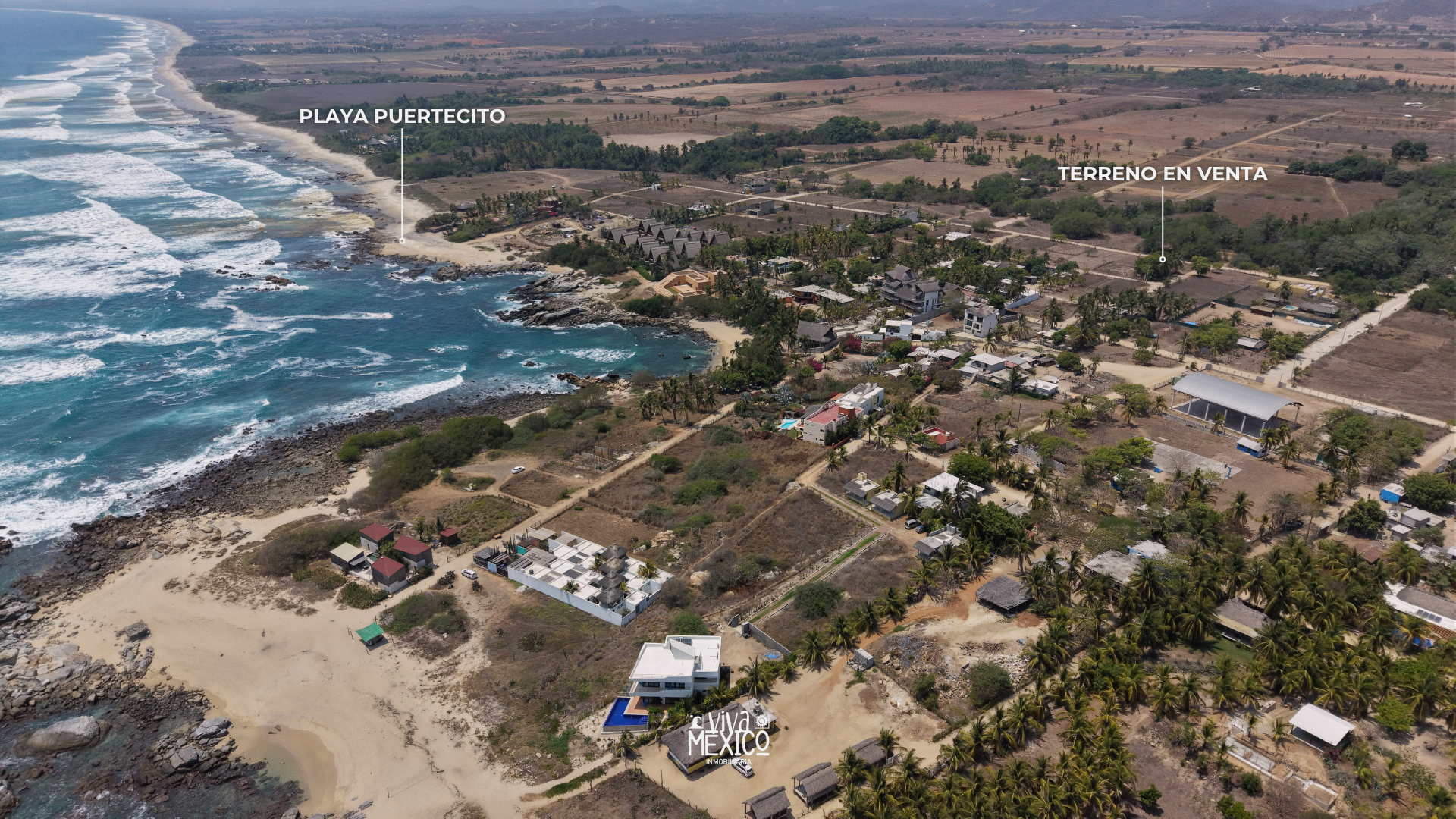 Land near the Sea at El Puertecito Beach – Puerto Escondido, Oaxaca 3