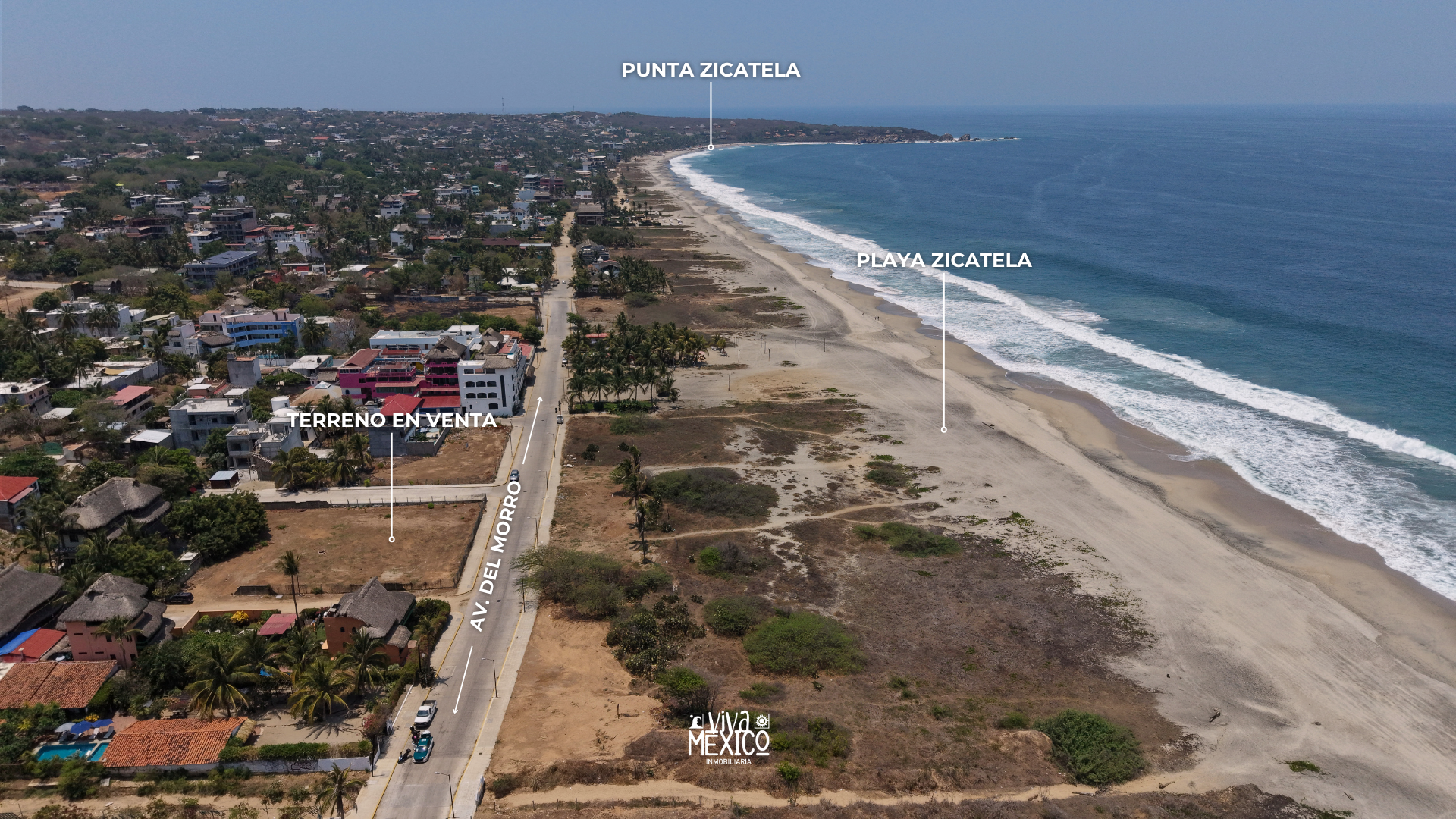Terreno Av. del Morro-Playa Zicatela 4
