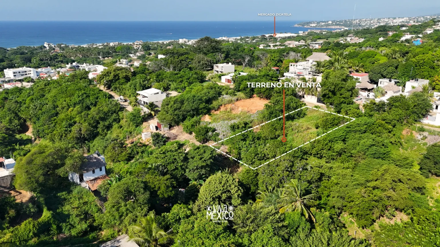 Terreno en venta con vista al mar en Puerto Escondido, Oaxaca 2