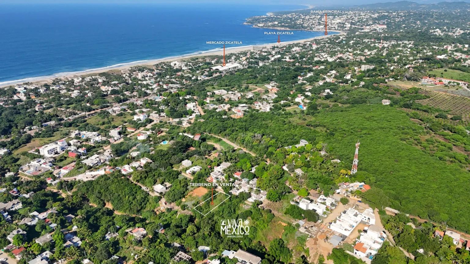 Terreno en venta con vista al mar en Puerto Escondido, Oaxaca 5