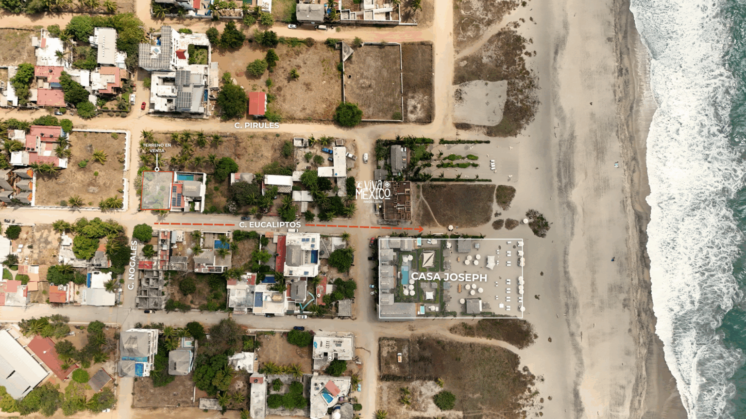 Land in Playa Zicatela, Tamarindos 2
