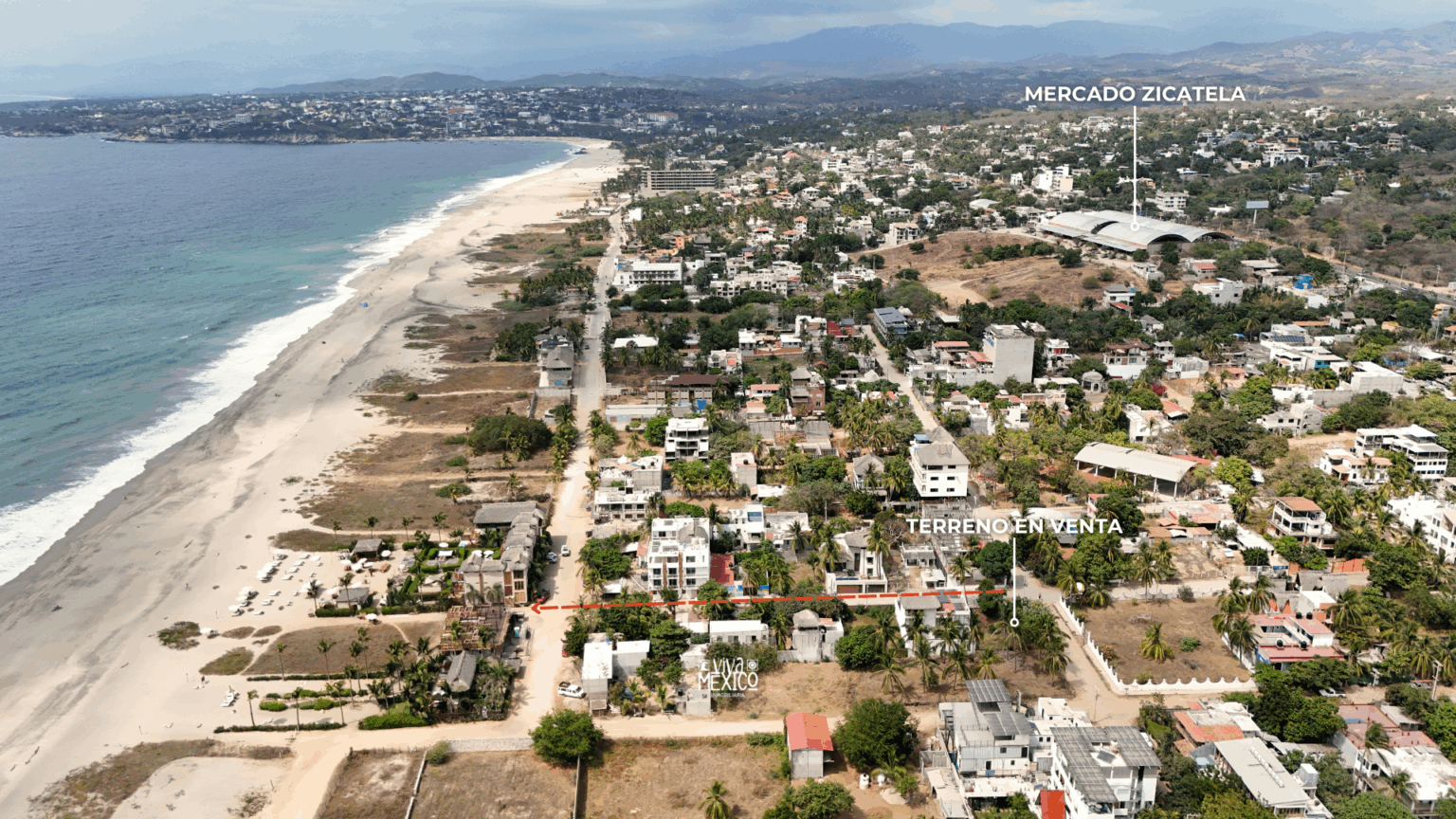 Land in Playa Zicatela, Tamarindos 3