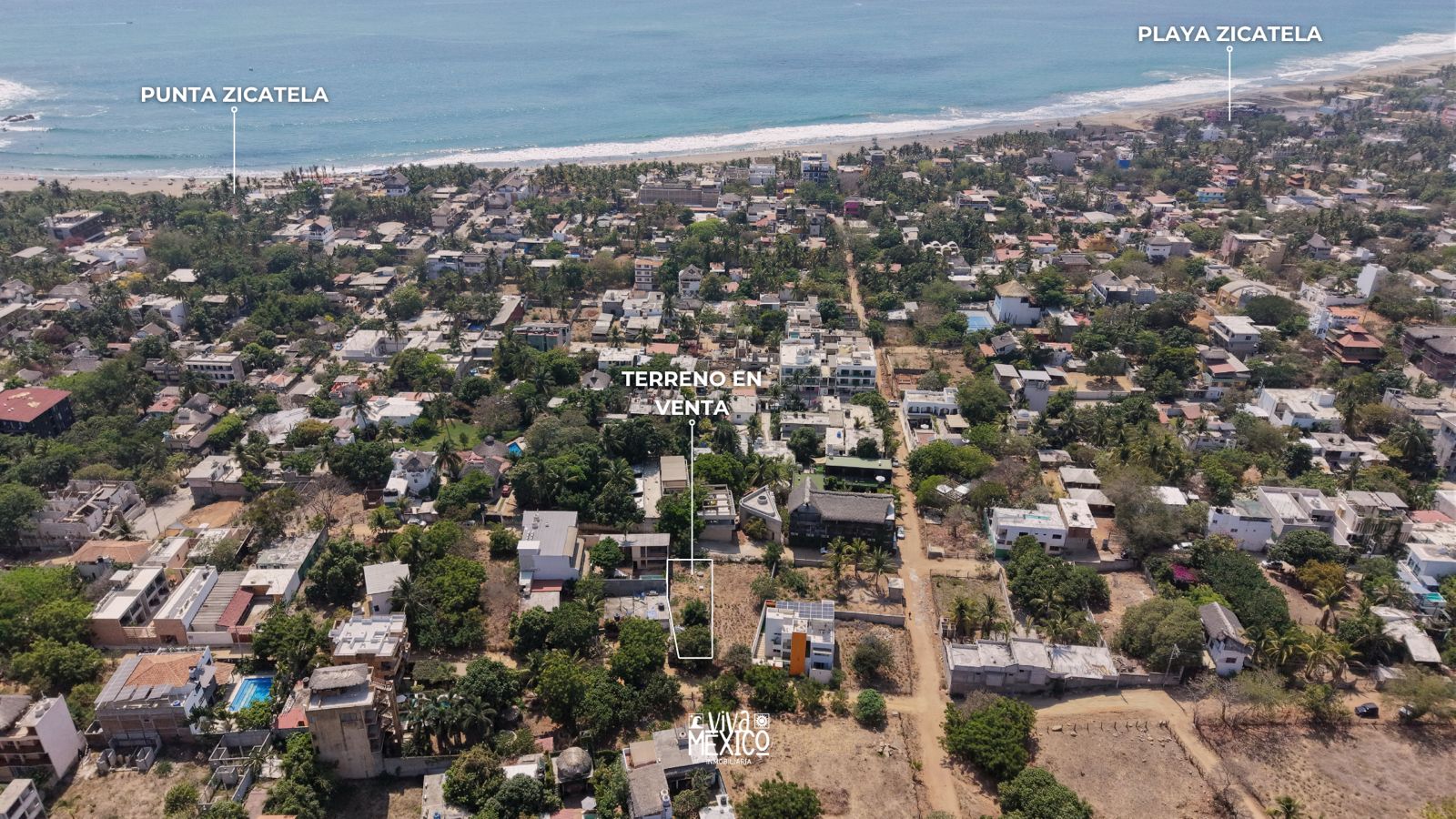 Terreno en venta en La Punta Zicatela – Puerto Escondido, Oaxaca