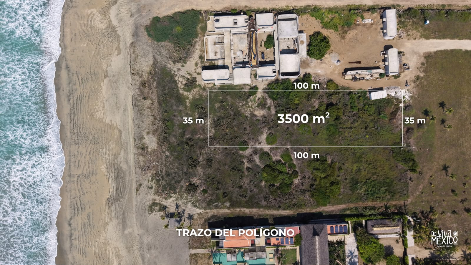 Oceanfront Lot in the Los Naranjos Residential Community, La Ventanilla, Colotepec – Oaxaca | 3,500 m² with 25 m of beachfront 10