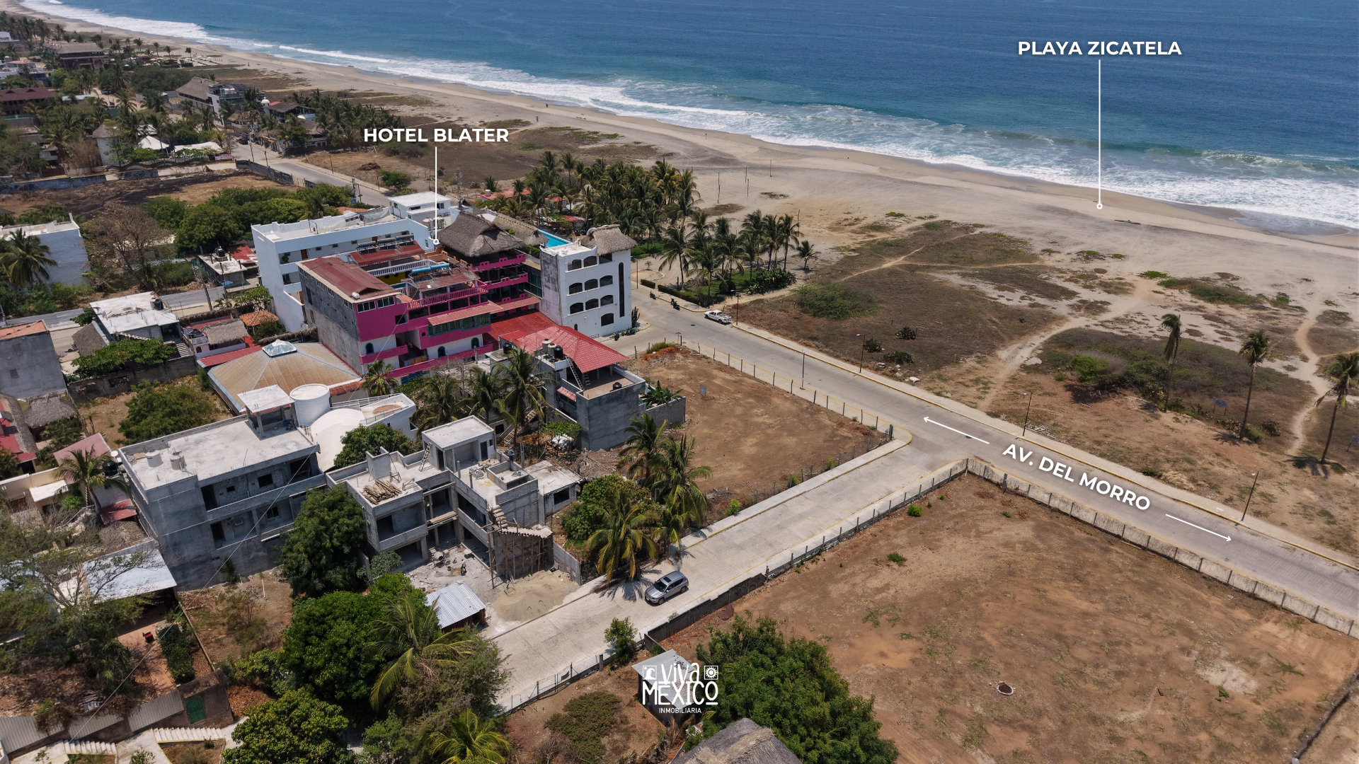 Terreno en venta sobre Av. Del Morro – Playa Zicatela, Puerto Escondido, Oaxaca 4