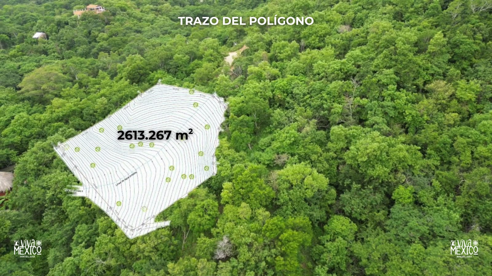 Terreno en Venta en Mazunte, Oaxaca con 2,613.267 m² y Vista al Mar 3