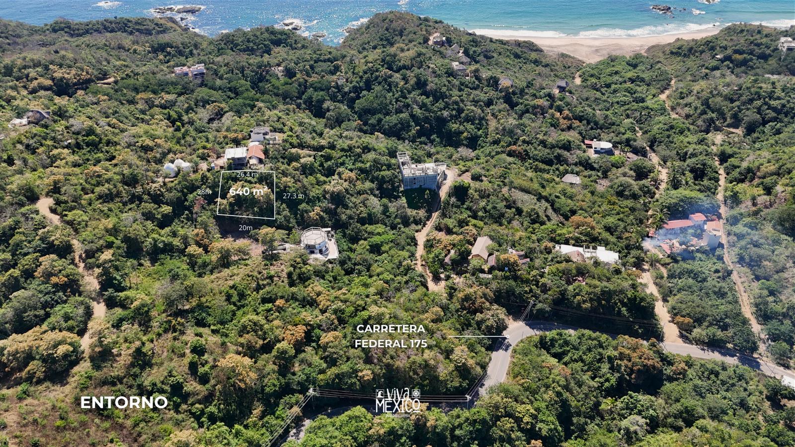 Land with Ocean View for Sale near Mazunte – Aragón Beach, Oaxaca 2