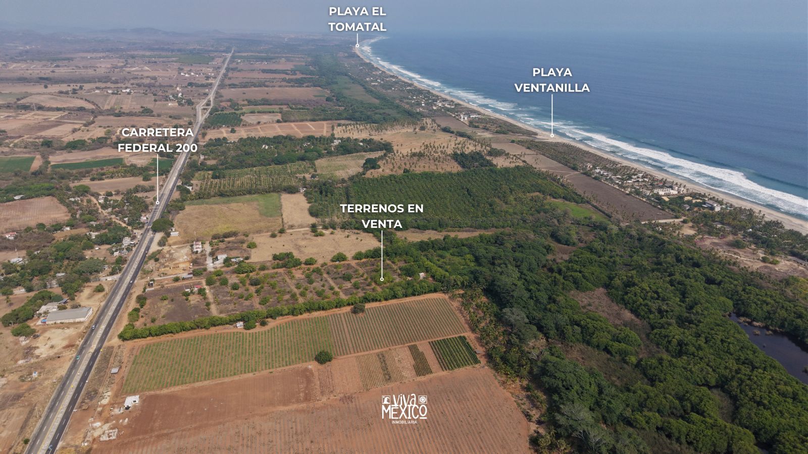 Lots for Sale near Residencial Costa Cumana – Ventanilla Beach, Oaxaca