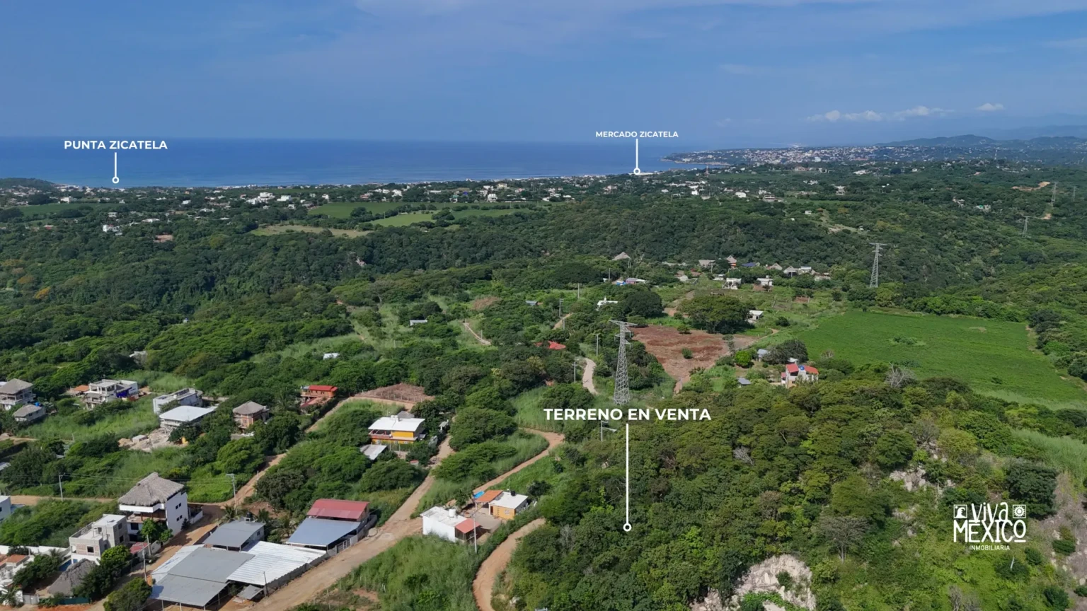Terreno con vista al mar en La Barra de Navidad – Puerto Escondido, Oaxaca