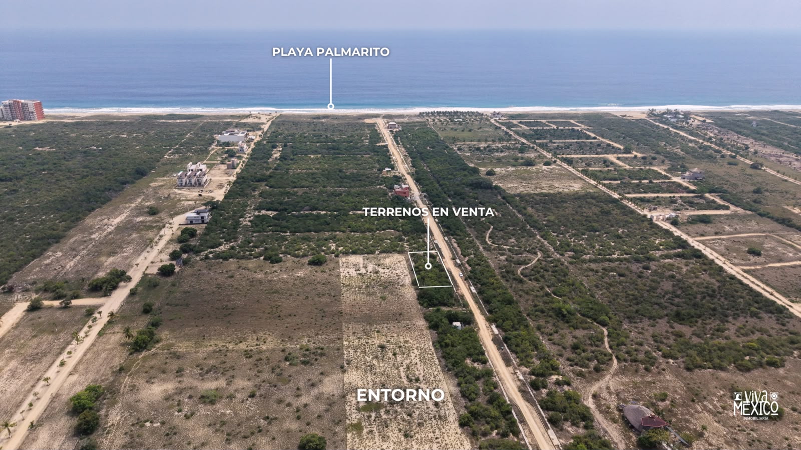 Lotes Bioterra en Venta – Playa Palmarito, Oaxaca | 390 m² c/u | Acceso Directo al Mar 1