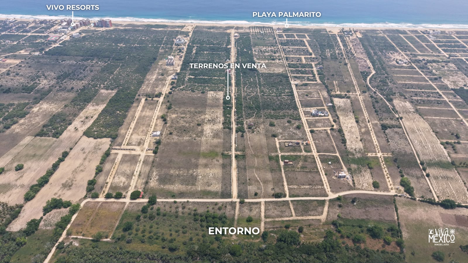 Lotes Bioterra en Venta – Playa Palmarito, Oaxaca | 390 m² c/u | Acceso Directo al Mar 2