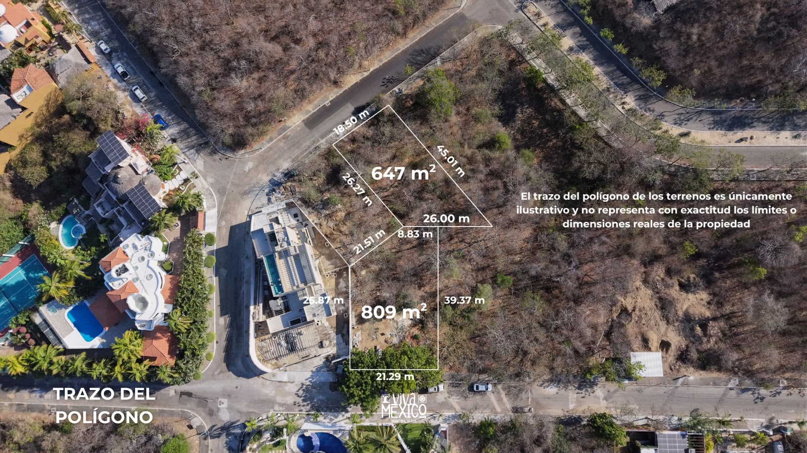 Terrenos en Residencial Bahías Conejos, Huatulco, Oaxaca 3