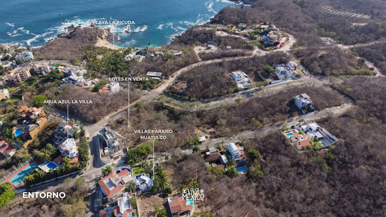 Terrenos en Residencial Bahías Conejos, Huatulco, Oaxaca 4