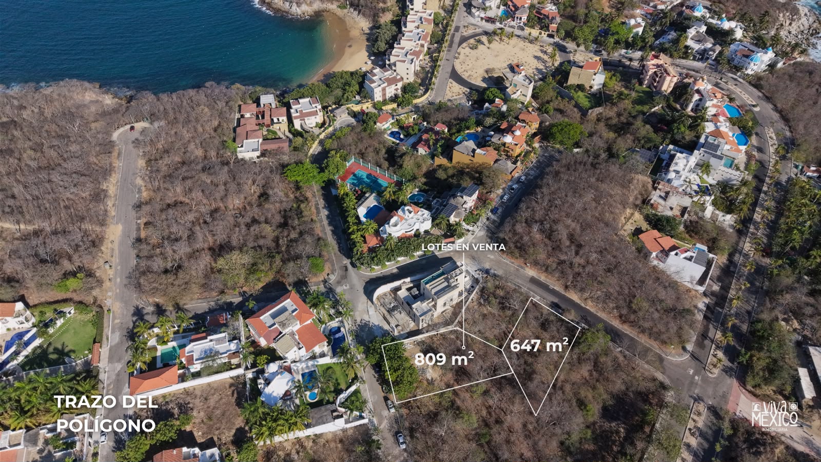 Terrenos en Residencial Bahías Conejos, Huatulco, Oaxaca 5