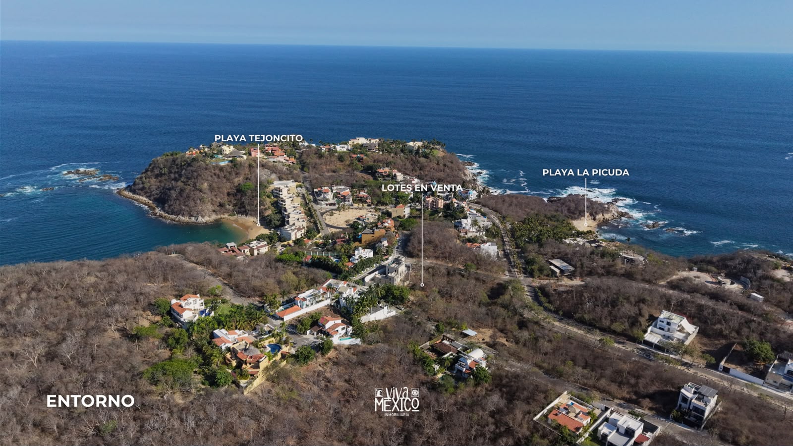 Terrenos en Residencial Bahías Conejos, Huatulco, Oaxaca 6