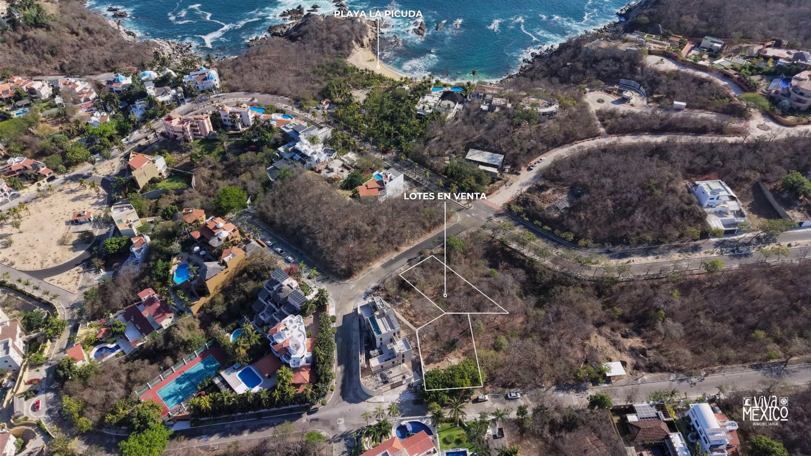 Terrenos en Residencial Bahías Conejos, Huatulco, Oaxaca 10