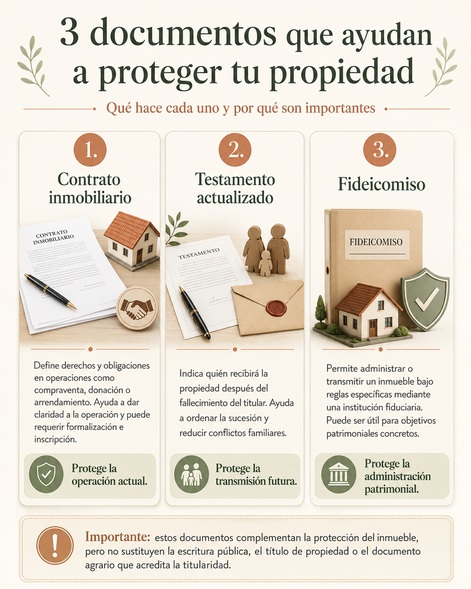 Documentos que protegen tu propiedad