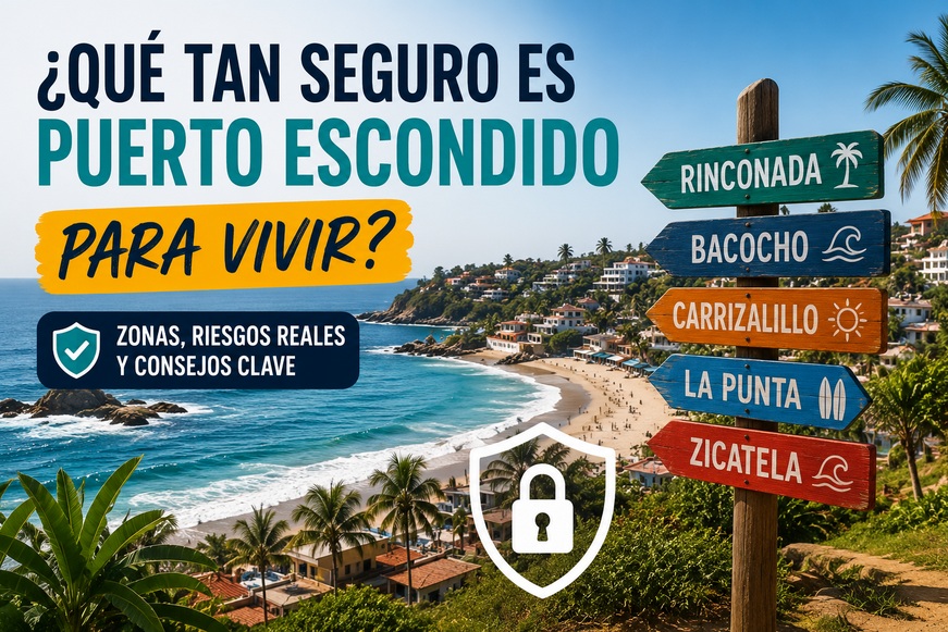 How safe is Puerto Escondido as a place to live?