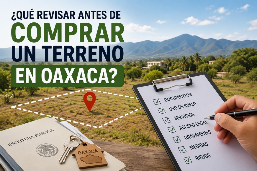 ¿Qué revisar antes de comprar un terreno en Oaxaca?