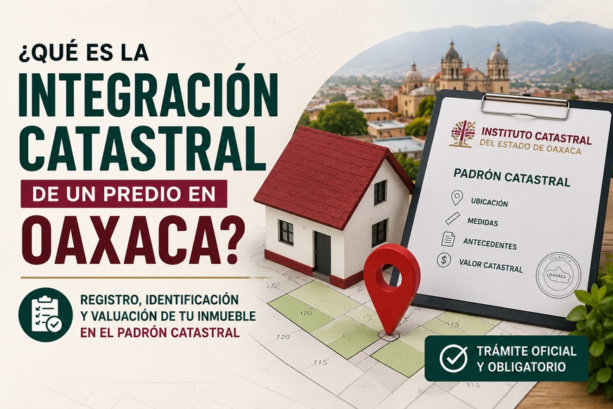 What is the cadastral registration of a property in Oaxaca?