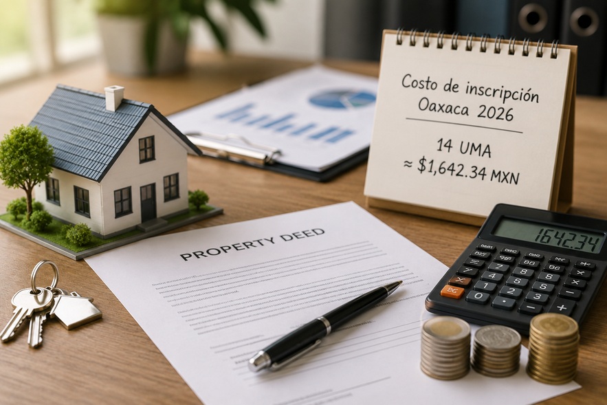 What happens if a property isn't registered in the Public Registry?