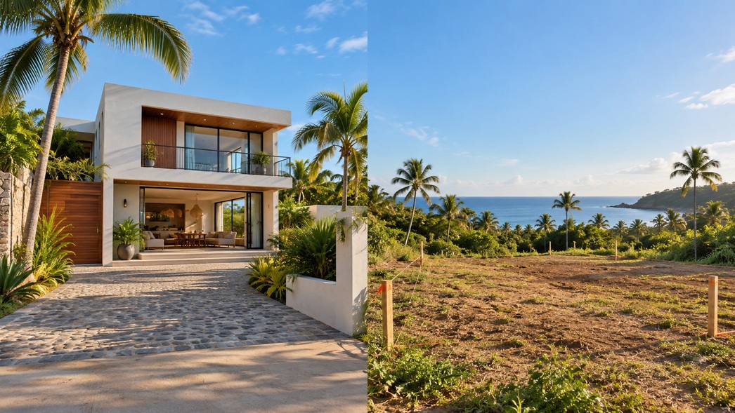 ¿Qué conviene más, comprar una casa o un terreno?